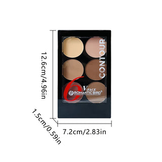  Highlight Contouring Powder Palette With Brush cashymart