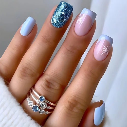  Holiday Glam Green Deer Nail Set cashymart