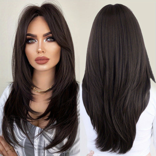  Honey Blonde Wavy Wig with Bangs cashymart