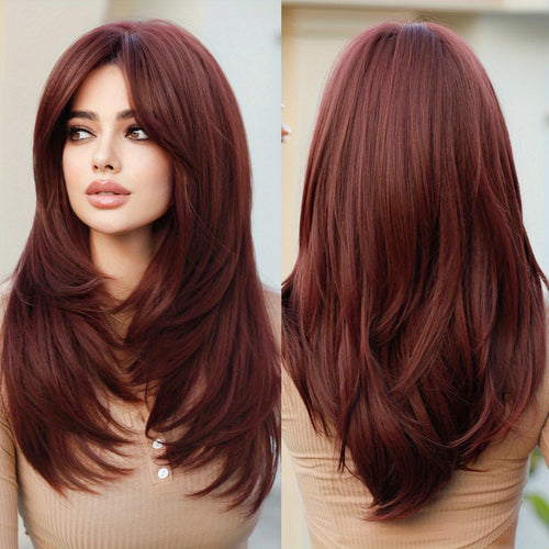  Honey Blonde Wavy Wig with Bangs cashymart