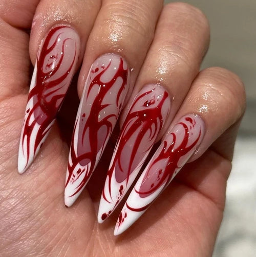  Horror Comic Halloween Press-On Nails cashymart