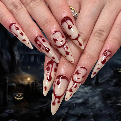  Horror Comic Halloween Press-On Nails cashymart