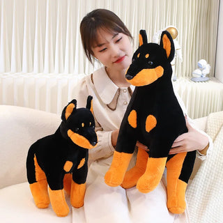  Hot High Quality Doberman Plush Toy for Kids cashymart