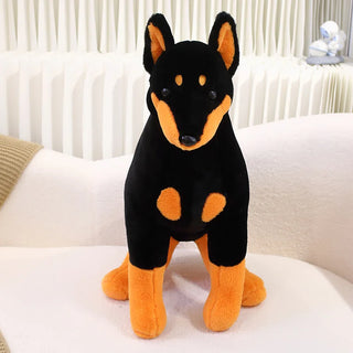  Hot High Quality Doberman Plush Toy for Kids cashymart