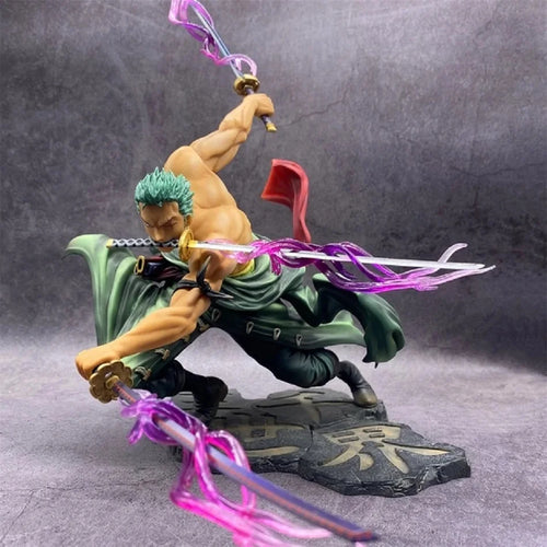  Hot One Piece Roronoa Zoro Figure Model cashymart