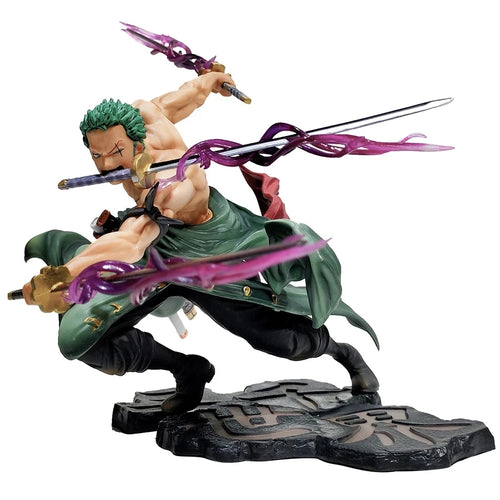  Hot One Piece Roronoa Zoro Figure Model cashymart