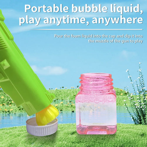  Hot Selling Bubble Gun Portable Manual Toy for Kids cashymart