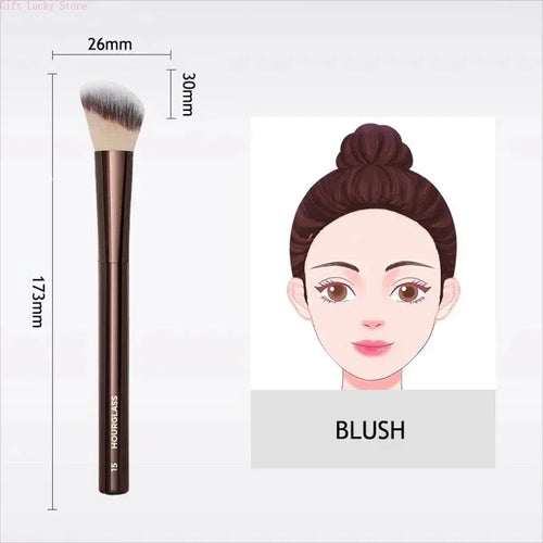  Hourglass Blush Brush No 15 Angled Stippling cashymart