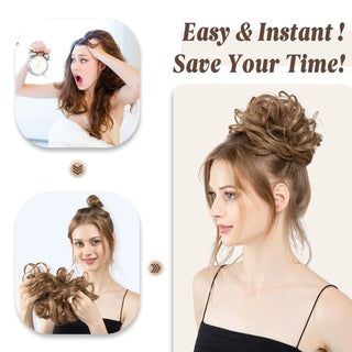  Human Hair Messy Bun Hair Piece for Women cashymart