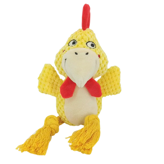  Indestructible Plush Dog Chew Toy Rattle cashymart