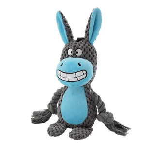  Indestructible Plush Dog Chew Toy Rattle cashymart