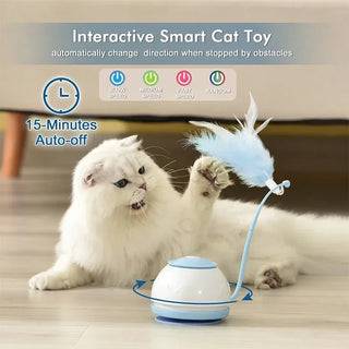  Interactive 360° Rotating Electric Cat Toy cashymart