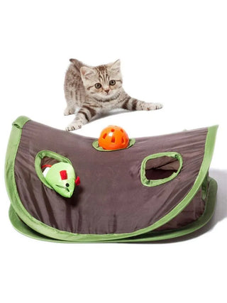  Interactive Cat Hide & Seek Tunnel cashymart