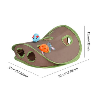  Interactive Cat Hide & Seek Tunnel cashymart