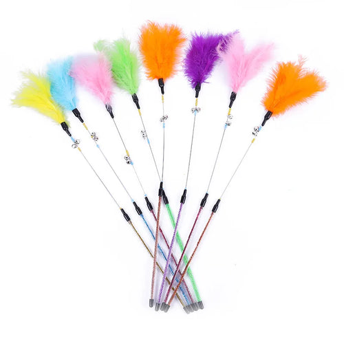  Interactive Cat Teaser Wands cashymart