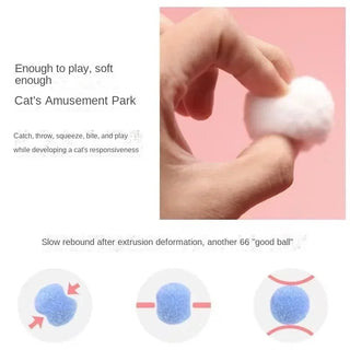  Interactive Cat Toy Shooting Ball Launcher cashymart