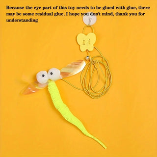  Interactive Caterpillar & Dragonfly Cat Toy cashymart