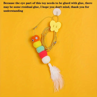  Interactive Caterpillar & Dragonfly Cat Toy cashymart