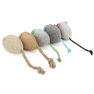  Interactive Catnip-Infused Faux Fur Mouse Toys cashymart