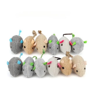  Interactive Catnip-Infused Faux Fur Mouse Toys cashymart