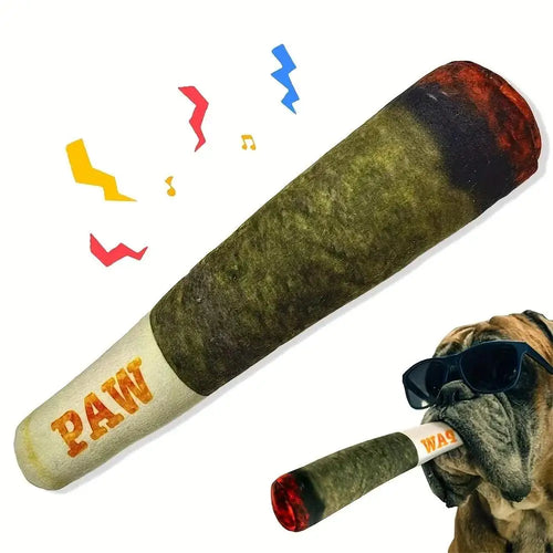 Interactive Dog Cigar Squeaky Chew Toy cashymart