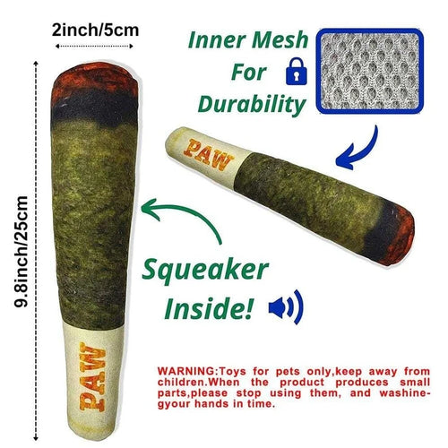  Interactive Dog Cigar Squeaky Chew Toy cashymart