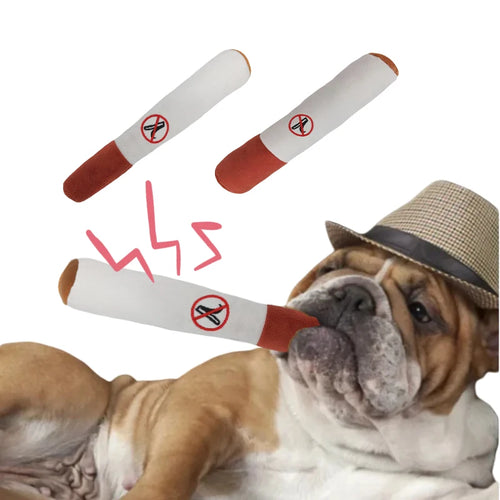  Interactive Dog Cigar Squeaky Chew Toy cashymart