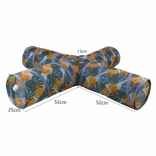  Interactive Foldable Cat Tunnel cashymart