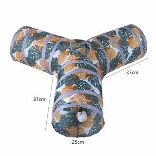 Interactive Foldable Cat Tunnel cashymart