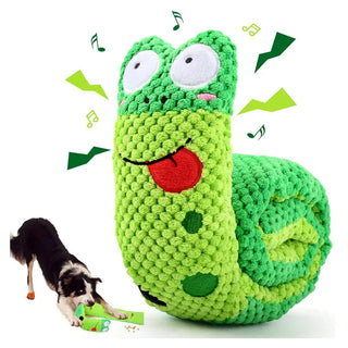  Interactive Plush Dog Puzzle Feeder Toy cashymart