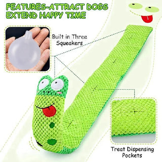 Interactive Plush Dog Puzzle Feeder Toy cashymart