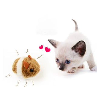  Interactive Plush Mouse Toy for Cats cashymart