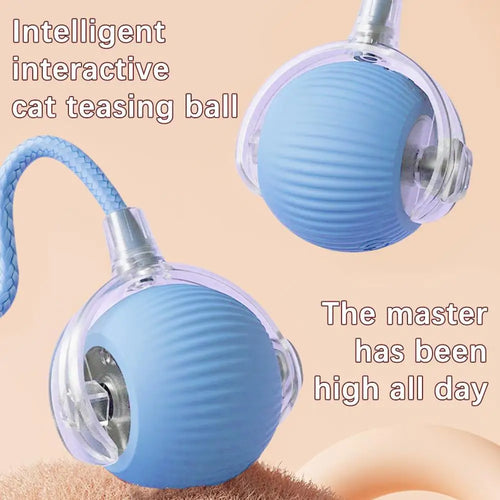  Interactive Smart Rolling Cat Ball Toy cashymart