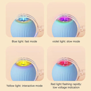  Interactive Smart Rolling Cat Ball Toy cashymart