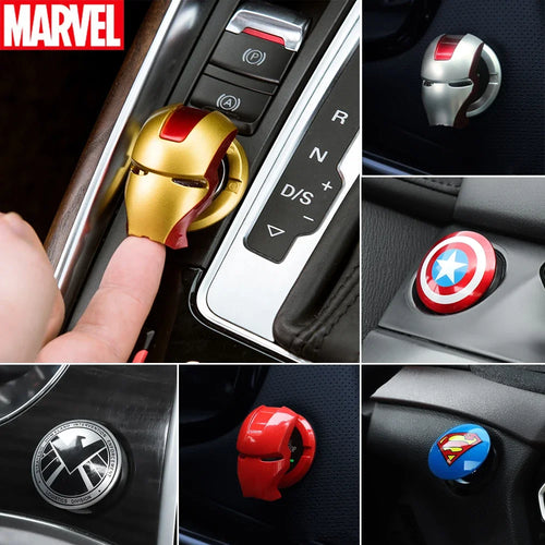  Iron Man Car Start Switch Cover Sticker cashymart