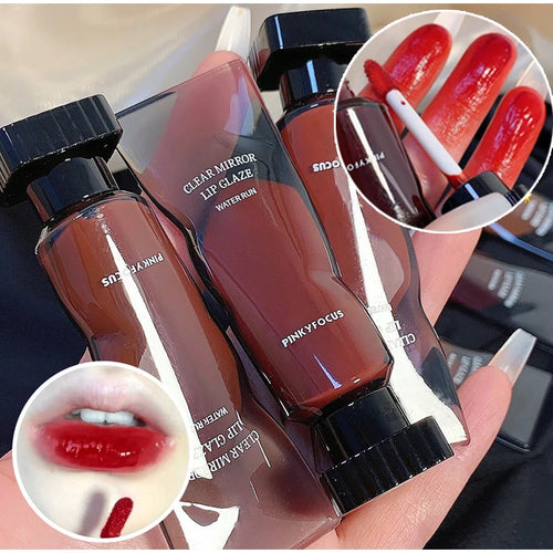  Jelly Mirror Water Lip Gloss Waterproof Lip Tint cashymart