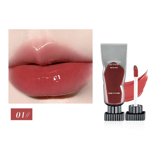  Jelly Mirror Water Lip Gloss Waterproof Lip Tint cashymart
