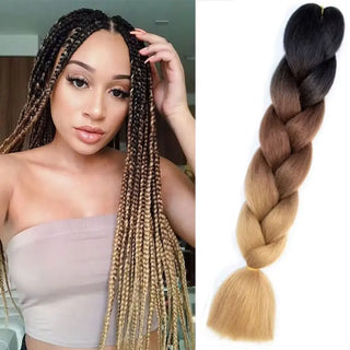  Jumbo Ombre Braiding Hair 24 Inch Pack cashymart