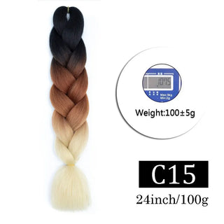  Jumbo Ombre Braiding Hair 24 Inch Pack cashymart