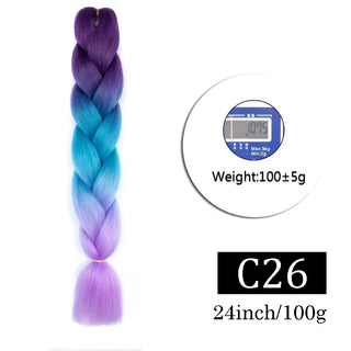  Jumbo Ombre Braiding Hair 24 Inch Pack cashymart