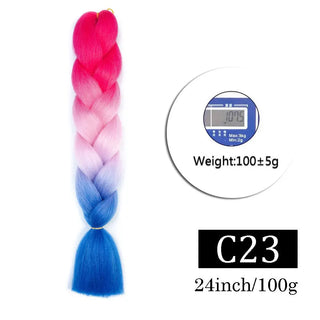  Jumbo Ombre Braiding Hair 24 Inch Pack cashymart