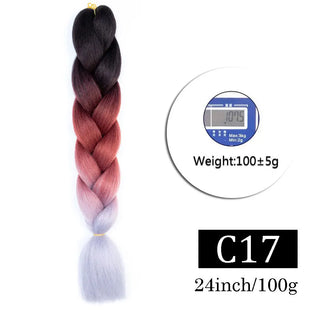  Jumbo Ombre Braiding Hair 24 Inch Pack cashymart