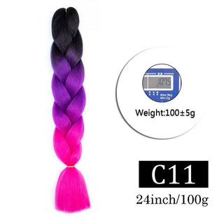  Jumbo Ombre Braiding Hair 24 Inch Pack cashymart