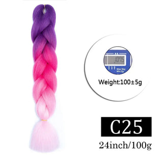  Jumbo Ombre Braiding Hair 24 Inch Pack cashymart