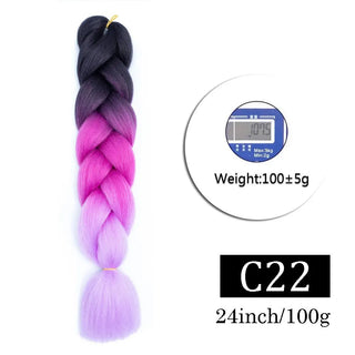  Jumbo Ombre Braiding Hair 24 Inch Pack cashymart