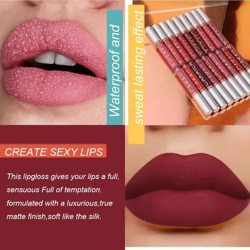  KACAILA 6/10 Colors Lipstick Set Velvet Matte Gift Set cashymart