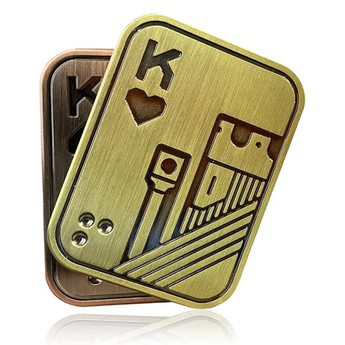  KK AA Fidget Slider Metal Skull Stress Toy cashymart