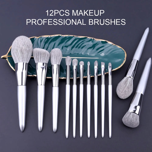  KLINA 12PCS Professional Makeup Brush Kit cashymart