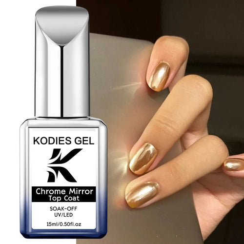  KODIES GEL Chrome Mirror Top Coat for Stunning Nail Shine cashymart
