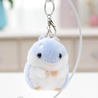  Kawaii 10cm Hamster Plush Key Chain Dolls cashymart